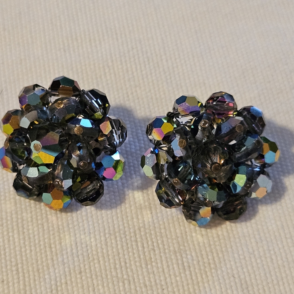 Euc Laguna Clip on Vintage Earrings